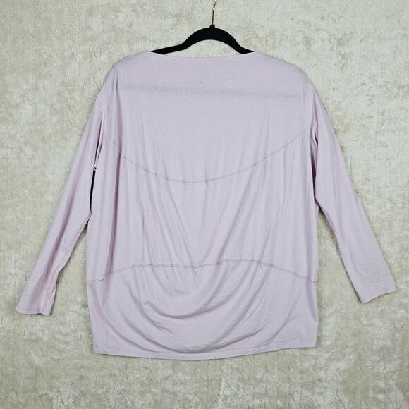 Lululemon Back In Action Shirt 8 Pink Lightweight Athleisure Relaxed Breathable - Picture 4 of 4